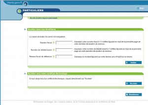 declaration impots sur le web