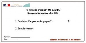 déclaration d'impôts